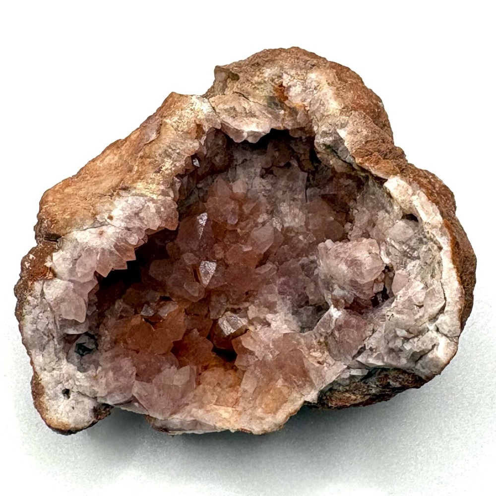 Natural Raw Pink Amethyst Crystal Geode